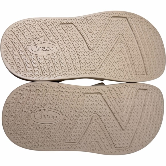 Chaco Townes Women's Leather Sandals Size 7 Beige Comfort Walking Travel - Picture 9 of 13